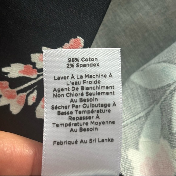 Talbots Colorful Floral Lightweight Pencil Skirt, Size 10 Petite - Picture 9 of 9